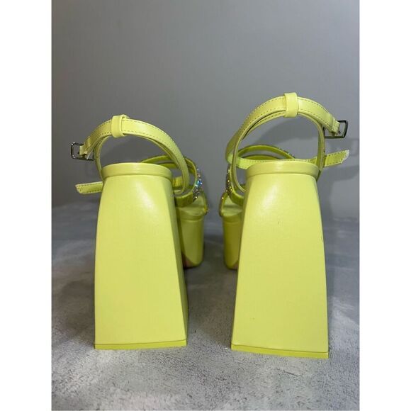 NEW Mila Jewel Ankle Strap Platform Sandal Sam  Edelman 8 - Picture 4 of 8